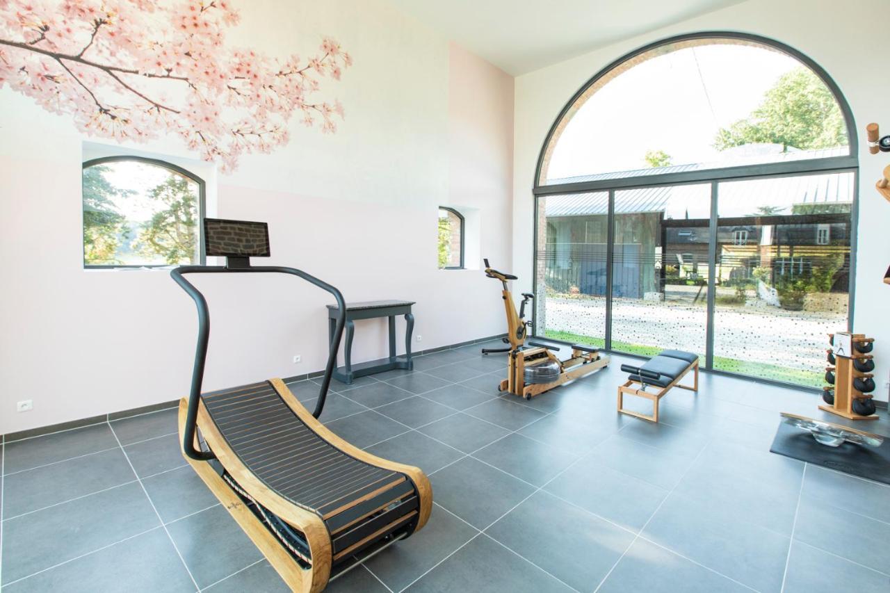 Aux Bois Dores De La Ferme De Sorval, Animaux De La Ferme, Fitness Selvigny Ngoại thất bức ảnh
